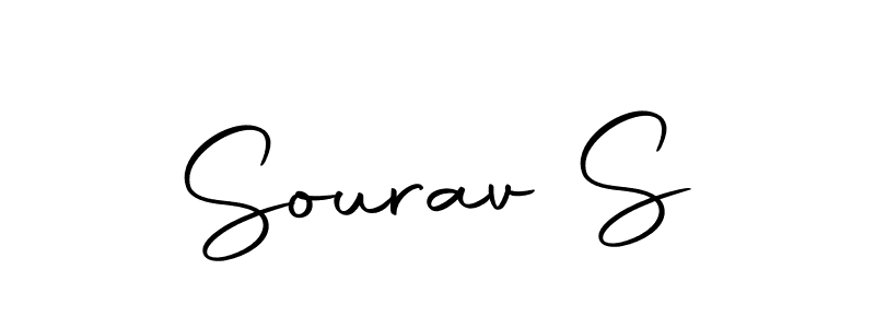 Design your own signature with our free online signature maker. With this signature software, you can create a handwritten (Autography-DOLnW) signature for name Sourav S. Sourav S signature style 10 images and pictures png