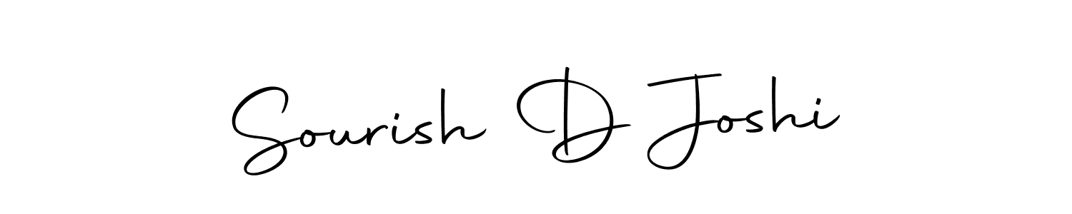 Design your own signature with our free online signature maker. With this signature software, you can create a handwritten (Autography-DOLnW) signature for name Sourish D Joshi. Sourish D Joshi signature style 10 images and pictures png