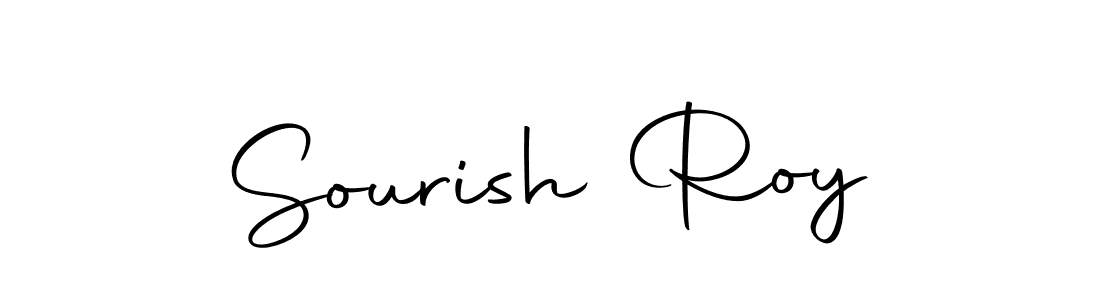 How to make Sourish Roy name signature. Use Autography-DOLnW style for creating short signs online. This is the latest handwritten sign. Sourish Roy signature style 10 images and pictures png