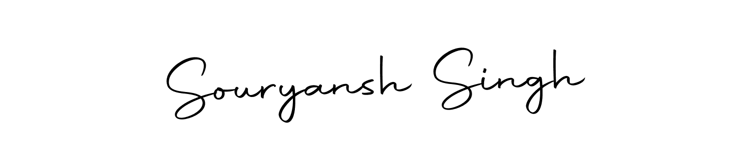 The best way (Autography-DOLnW) to make a short signature is to pick only two or three words in your name. The name Souryansh Singh include a total of six letters. For converting this name. Souryansh Singh signature style 10 images and pictures png