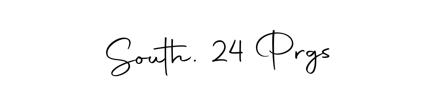 Make a beautiful signature design for name South. 24 Prgs. With this signature (Autography-DOLnW) style, you can create a handwritten signature for free. South. 24 Prgs signature style 10 images and pictures png