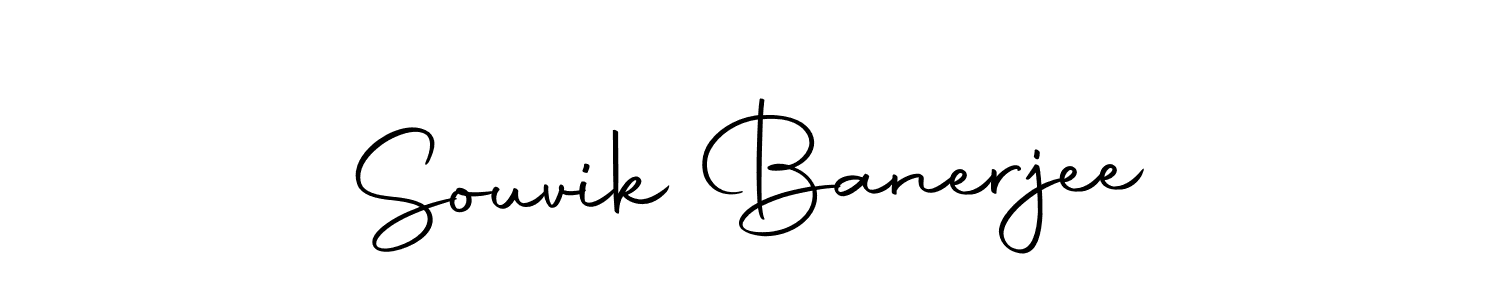 You should practise on your own different ways (Autography-DOLnW) to write your name (Souvik Banerjee) in signature. don't let someone else do it for you. Souvik Banerjee signature style 10 images and pictures png