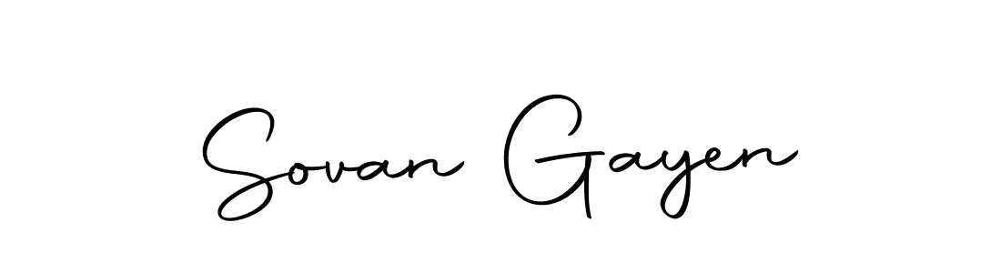 How to make Sovan Gayen signature? Autography-DOLnW is a professional autograph style. Create handwritten signature for Sovan Gayen name. Sovan Gayen signature style 10 images and pictures png