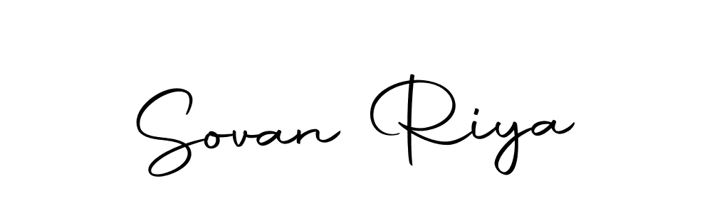 Also we have Sovan Riya name is the best signature style. Create professional handwritten signature collection using Autography-DOLnW autograph style. Sovan Riya signature style 10 images and pictures png