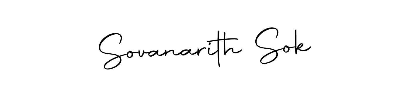 Sovanarith Sok stylish signature style. Best Handwritten Sign (Autography-DOLnW) for my name. Handwritten Signature Collection Ideas for my name Sovanarith Sok. Sovanarith Sok signature style 10 images and pictures png