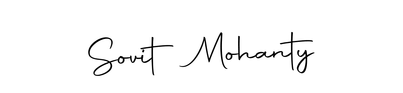 Create a beautiful signature design for name Sovit Mohanty. With this signature (Autography-DOLnW) fonts, you can make a handwritten signature for free. Sovit Mohanty signature style 10 images and pictures png