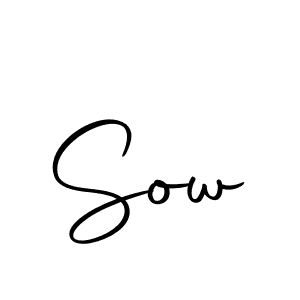 The best way (Autography-DOLnW) to make a short signature is to pick only two or three words in your name. The name Sow include a total of six letters. For converting this name. Sow signature style 10 images and pictures png