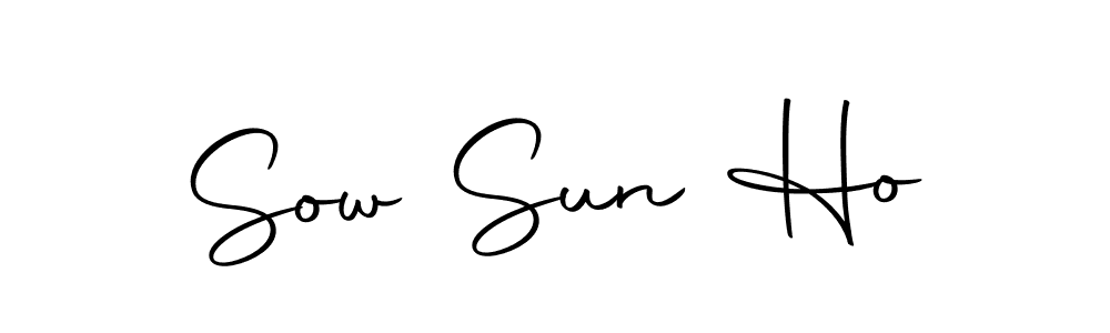 Create a beautiful signature design for name Sow Sun Ho. With this signature (Autography-DOLnW) fonts, you can make a handwritten signature for free. Sow Sun Ho signature style 10 images and pictures png
