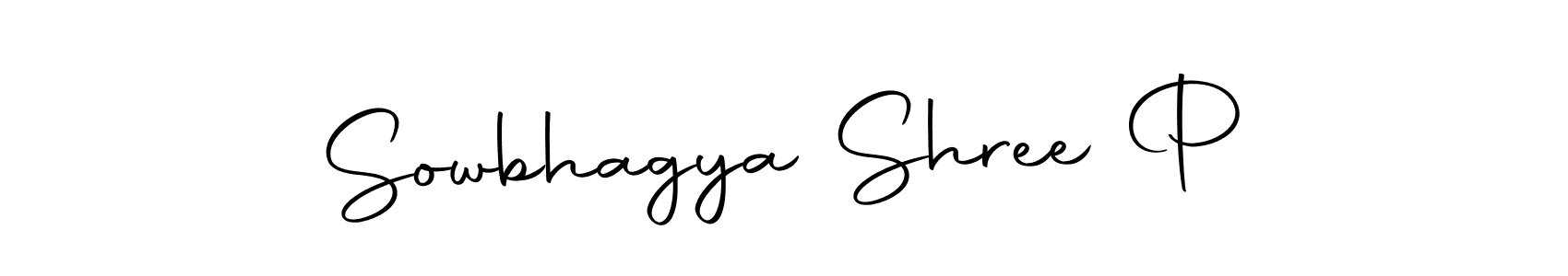 The best way (Autography-DOLnW) to make a short signature is to pick only two or three words in your name. The name Sowbhagya Shree P include a total of six letters. For converting this name. Sowbhagya Shree P signature style 10 images and pictures png