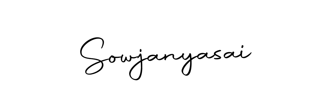 Make a beautiful signature design for name Sowjanyasai. With this signature (Autography-DOLnW) style, you can create a handwritten signature for free. Sowjanyasai signature style 10 images and pictures png