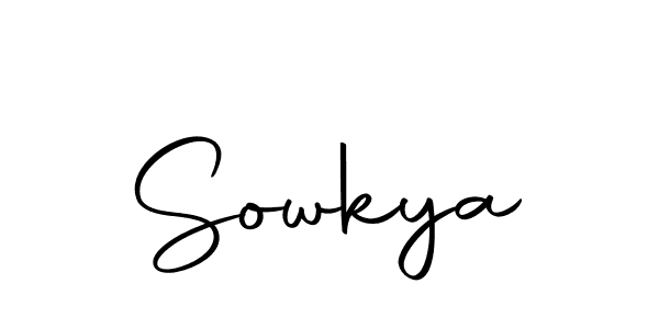 Create a beautiful signature design for name Sowkya. With this signature (Autography-DOLnW) fonts, you can make a handwritten signature for free. Sowkya signature style 10 images and pictures png