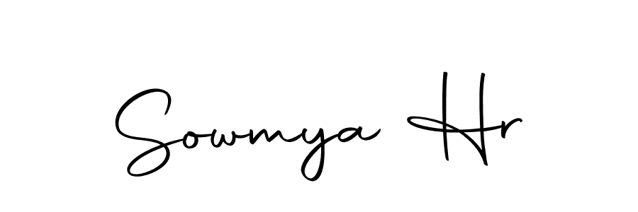 Also we have Sowmya Hr name is the best signature style. Create professional handwritten signature collection using Autography-DOLnW autograph style. Sowmya Hr signature style 10 images and pictures png