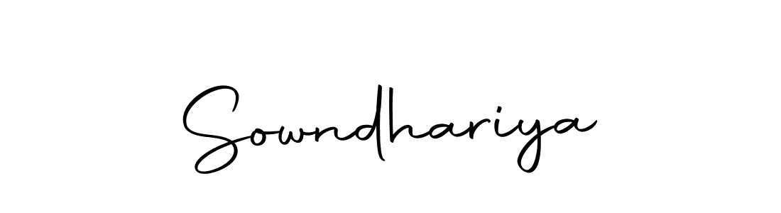 Create a beautiful signature design for name Sowndhariya. With this signature (Autography-DOLnW) fonts, you can make a handwritten signature for free. Sowndhariya signature style 10 images and pictures png