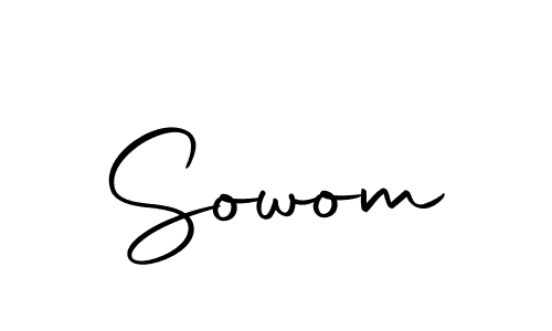 How to make Sowom signature? Autography-DOLnW is a professional autograph style. Create handwritten signature for Sowom name. Sowom signature style 10 images and pictures png