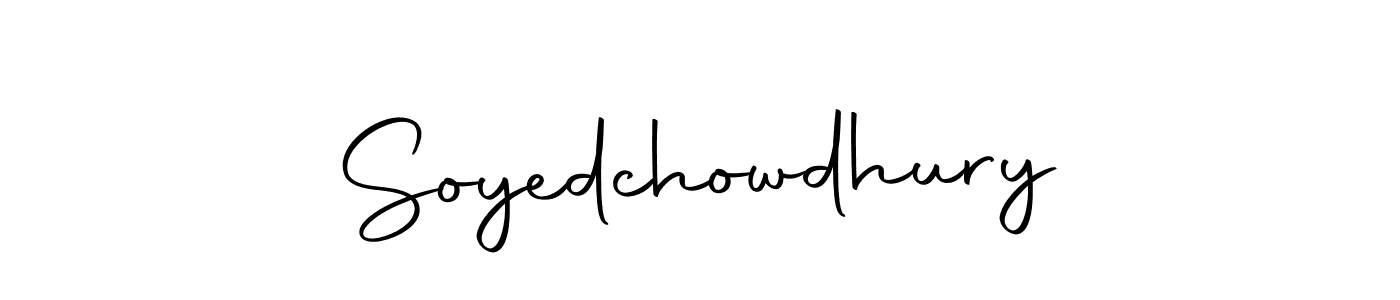 How to make Soyedchowdhury name signature. Use Autography-DOLnW style for creating short signs online. This is the latest handwritten sign. Soyedchowdhury signature style 10 images and pictures png