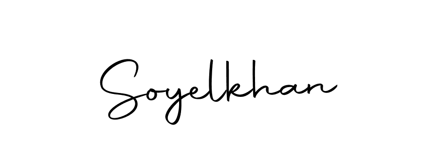 Create a beautiful signature design for name Soyelkhan. With this signature (Autography-DOLnW) fonts, you can make a handwritten signature for free. Soyelkhan signature style 10 images and pictures png