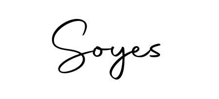 Create a personalized artistic stamp with Soyes in Autography-DOLnW font. Perfect for visual artists, designers, and influencers. Soyes signature style 10 images and pictures png