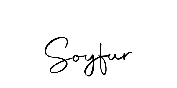 Also we have Soyfur name is the best signature style. Create professional handwritten signature collection using Autography-DOLnW autograph style. Soyfur signature style 10 images and pictures png