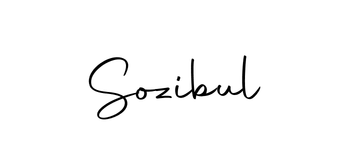 You should practise on your own different ways (Autography-DOLnW) to write your name (Sozibul) in signature. don't let someone else do it for you. Sozibul signature style 10 images and pictures png