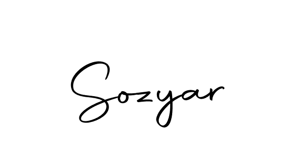 Design your own signature with our free online signature maker. With this signature software, you can create a handwritten (Autography-DOLnW) signature for name Sozyar. Sozyar signature style 10 images and pictures png