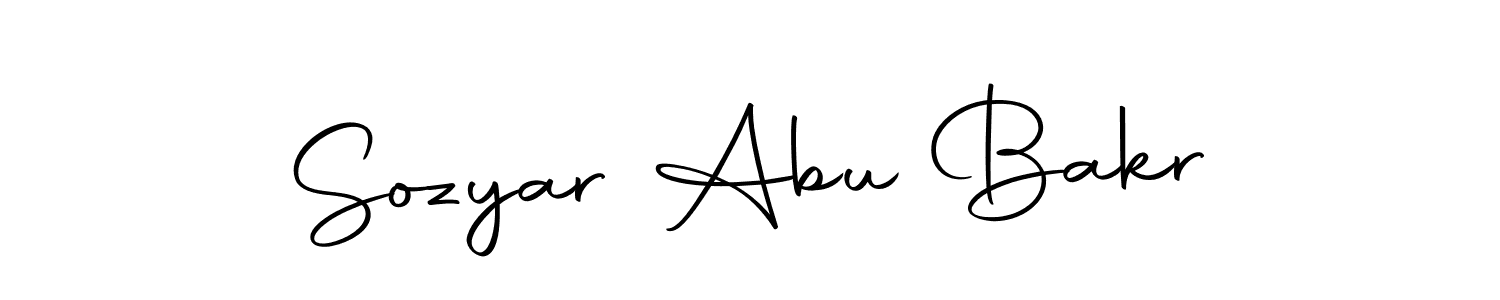 How to Draw Sozyar Abu Bakr signature style? Autography-DOLnW is a latest design signature styles for name Sozyar Abu Bakr. Sozyar Abu Bakr signature style 10 images and pictures png