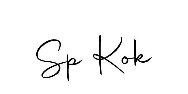 Design your own signature with our free online signature maker. With this signature software, you can create a handwritten (Autography-DOLnW) signature for name Sp Kok. Sp Kok signature style 10 images and pictures png