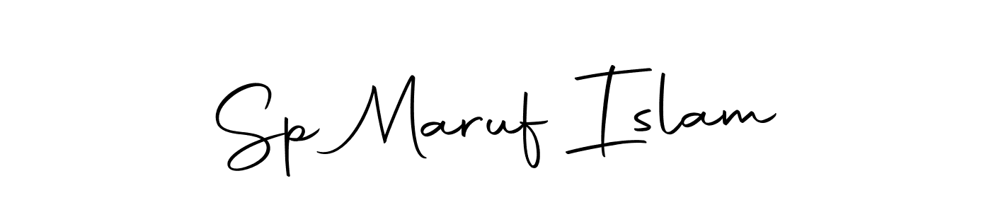 Make a beautiful signature design for name Sp Maruf Islam. With this signature (Autography-DOLnW) style, you can create a handwritten signature for free. Sp Maruf Islam signature style 10 images and pictures png