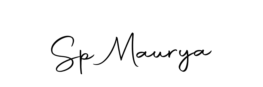 Create a beautiful signature design for name Sp Maurya. With this signature (Autography-DOLnW) fonts, you can make a handwritten signature for free. Sp Maurya signature style 10 images and pictures png