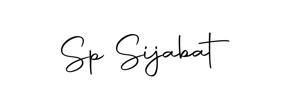 The best way (Autography-DOLnW) to make a short signature is to pick only two or three words in your name. The name Sp Sijabat include a total of six letters. For converting this name. Sp Sijabat signature style 10 images and pictures png