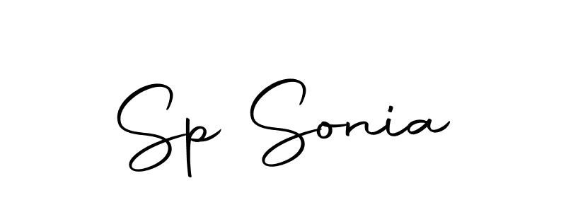 Design your own signature with our free online signature maker. With this signature software, you can create a handwritten (Autography-DOLnW) signature for name Sp Sonia. Sp Sonia signature style 10 images and pictures png