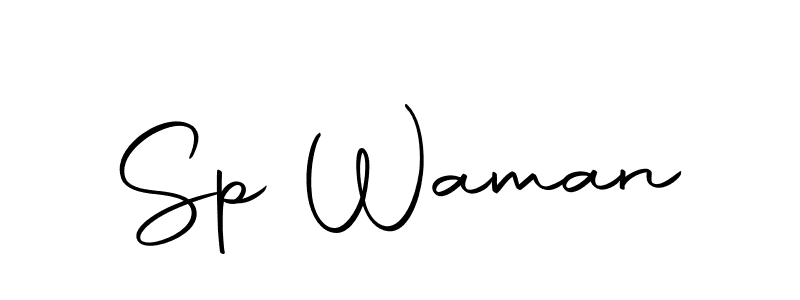 Autography-DOLnW is a professional signature style that is perfect for those who want to add a touch of class to their signature. It is also a great choice for those who want to make their signature more unique. Get Sp Waman name to fancy signature for free. Sp Waman signature style 10 images and pictures png