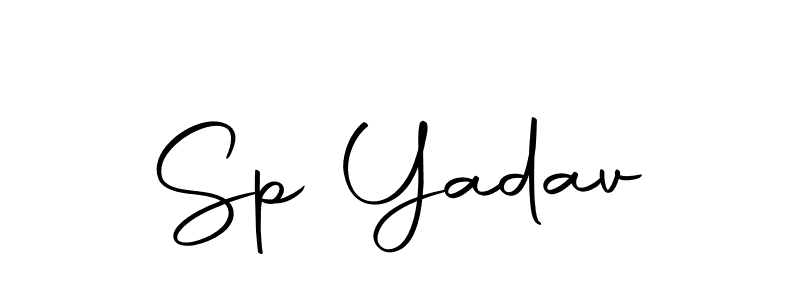 Make a beautiful signature design for name Sp Yadav. With this signature (Autography-DOLnW) style, you can create a handwritten signature for free. Sp Yadav signature style 10 images and pictures png
