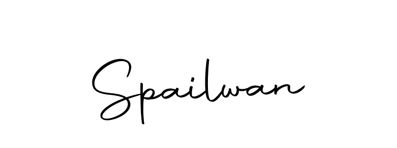 Use a signature maker to create a handwritten signature online. With this signature software, you can design (Autography-DOLnW) your own signature for name Spailwan. Spailwan signature style 10 images and pictures png