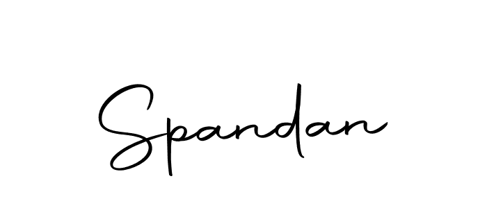 How to make Spandan signature? Autography-DOLnW is a professional autograph style. Create handwritten signature for Spandan name. Spandan signature style 10 images and pictures png