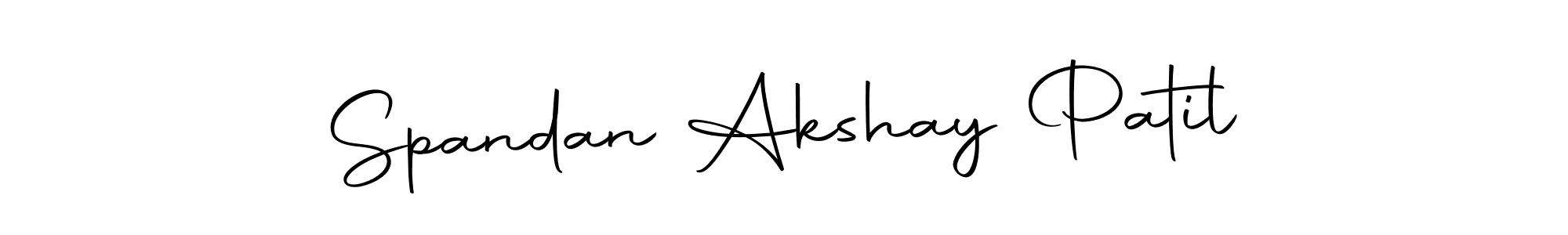 Also You can easily find your signature by using the search form. We will create Spandan Akshay Patil name handwritten signature images for you free of cost using Autography-DOLnW sign style. Spandan Akshay Patil signature style 10 images and pictures png