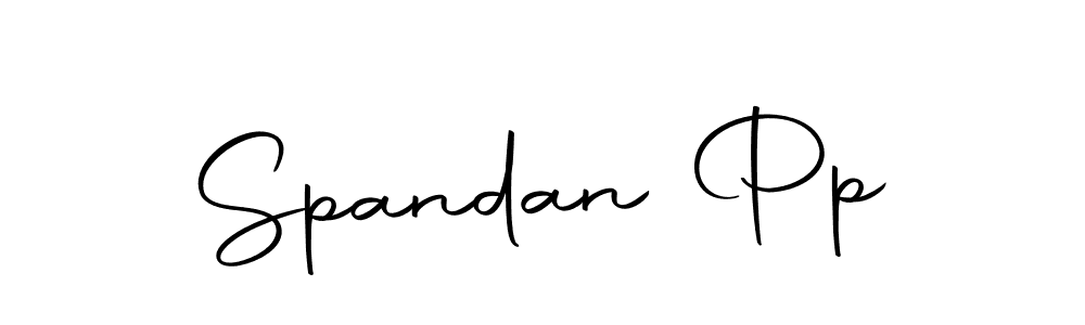 if you are searching for the best signature style for your name Spandan Pp. so please give up your signature search. here we have designed multiple signature styles  using Autography-DOLnW. Spandan Pp signature style 10 images and pictures png