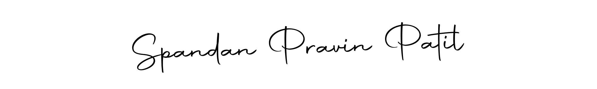 Make a beautiful signature design for name Spandan Pravin Patil. With this signature (Autography-DOLnW) style, you can create a handwritten signature for free. Spandan Pravin Patil signature style 10 images and pictures png