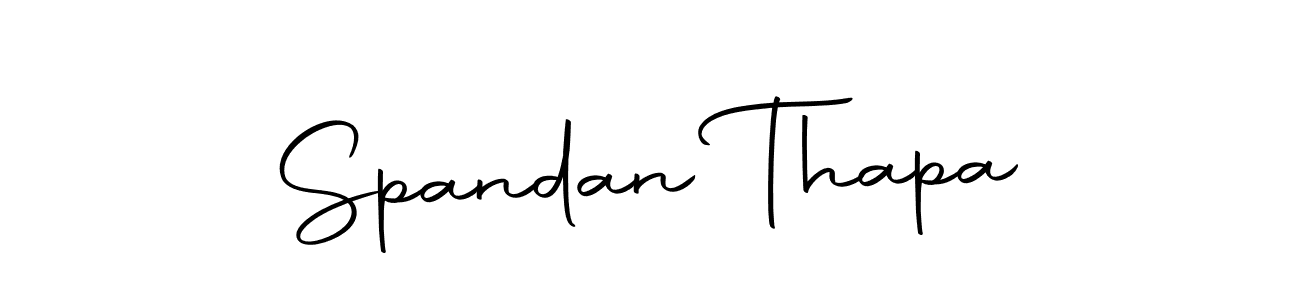 Make a beautiful signature design for name Spandan Thapa. With this signature (Autography-DOLnW) style, you can create a handwritten signature for free. Spandan Thapa signature style 10 images and pictures png