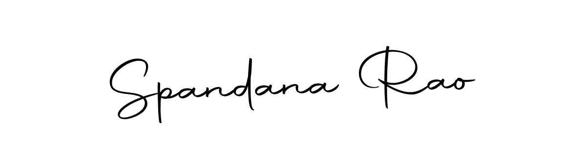 How to make Spandana Rao name signature. Use Autography-DOLnW style for creating short signs online. This is the latest handwritten sign. Spandana Rao signature style 10 images and pictures png