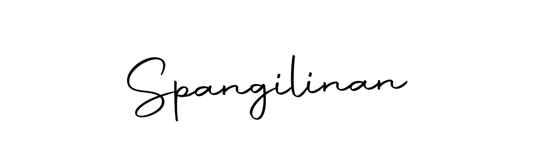 Make a beautiful signature design for name Spangilinan. Use this online signature maker to create a handwritten signature for free. Spangilinan signature style 10 images and pictures png