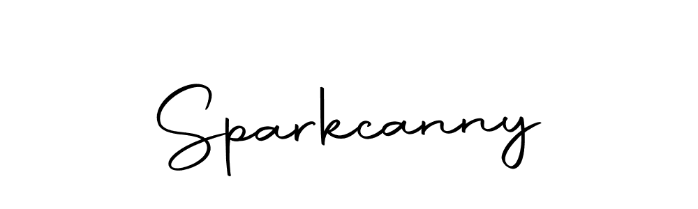 How to make Sparkcanny name signature. Use Autography-DOLnW style for creating short signs online. This is the latest handwritten sign. Sparkcanny signature style 10 images and pictures png