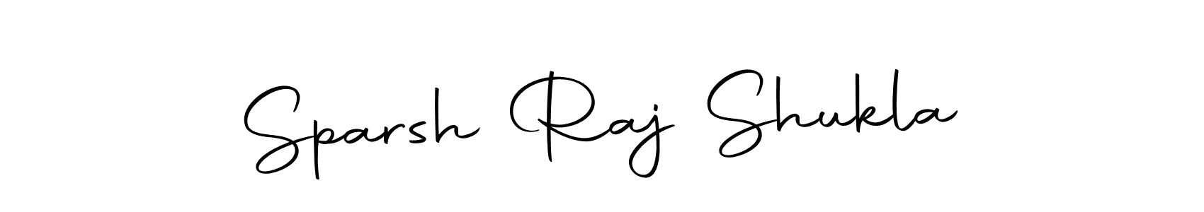 The best way (Autography-DOLnW) to make a short signature is to pick only two or three words in your name. The name Sparsh Raj Shukla include a total of six letters. For converting this name. Sparsh Raj Shukla signature style 10 images and pictures png