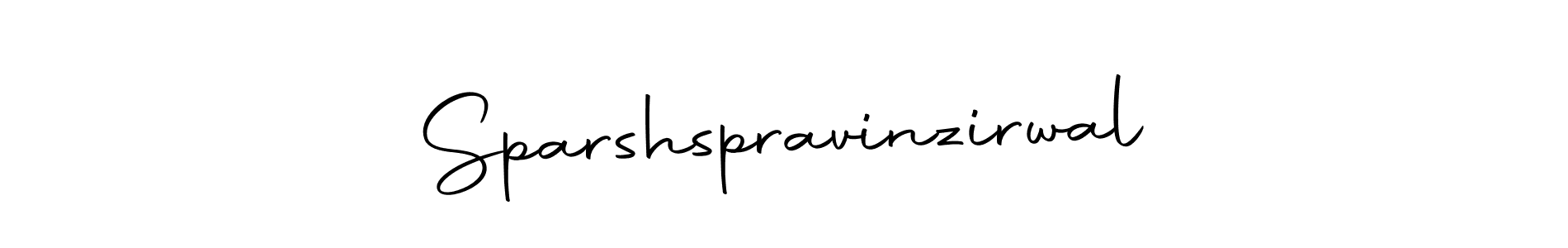 Create a beautiful signature design for name Sparshspravinzirwal. With this signature (Autography-DOLnW) fonts, you can make a handwritten signature for free. Sparshspravinzirwal signature style 10 images and pictures png