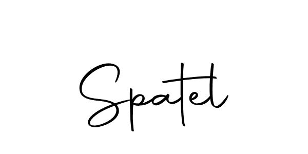 Make a beautiful signature design for name Spatel. Use this online signature maker to create a handwritten signature for free. Spatel signature style 10 images and pictures png