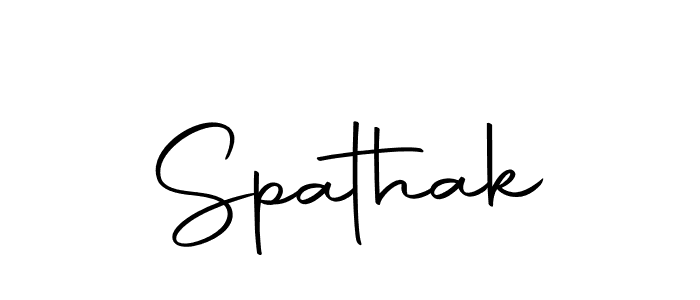 How to make Spathak name signature. Use Autography-DOLnW style for creating short signs online. This is the latest handwritten sign. Spathak signature style 10 images and pictures png