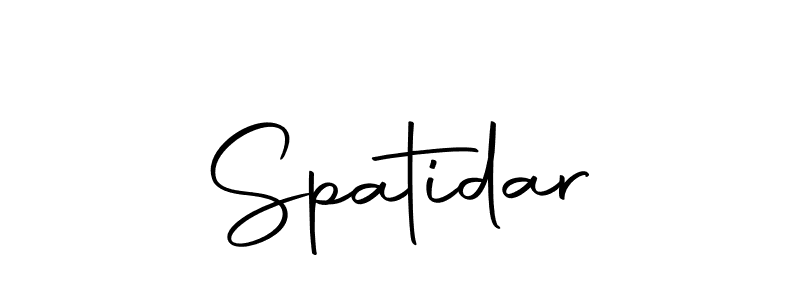 Create a beautiful signature design for name Spatidar. With this signature (Autography-DOLnW) fonts, you can make a handwritten signature for free. Spatidar signature style 10 images and pictures png