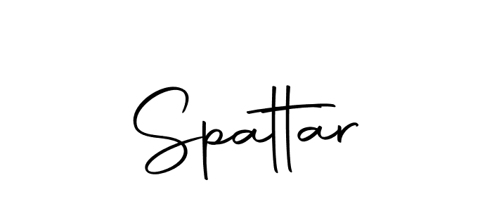 Use a signature maker to create a handwritten signature online. With this signature software, you can design (Autography-DOLnW) your own signature for name Spattar. Spattar signature style 10 images and pictures png