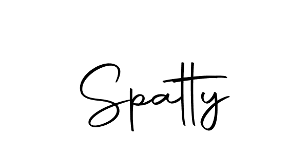 Also we have Spatty name is the best signature style. Create professional handwritten signature collection using Autography-DOLnW autograph style. Spatty signature style 10 images and pictures png