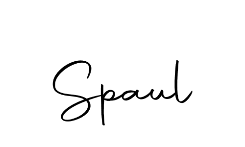 The best way (Autography-DOLnW) to make a short signature is to pick only two or three words in your name. The name Spaul include a total of six letters. For converting this name. Spaul signature style 10 images and pictures png