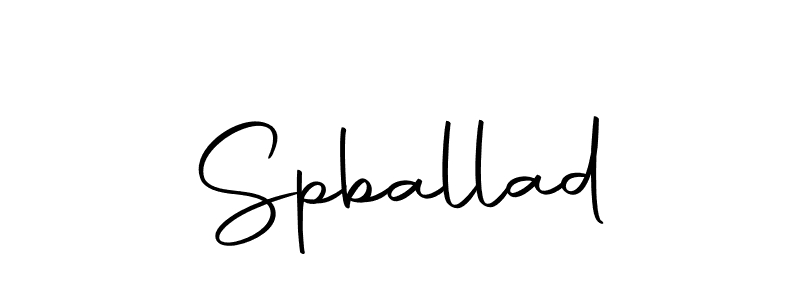 How to make Spballad name signature. Use Autography-DOLnW style for creating short signs online. This is the latest handwritten sign. Spballad signature style 10 images and pictures png